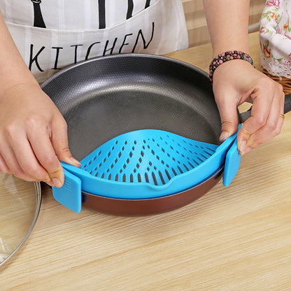 Silicone Clip-on Pot Strainer