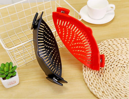Silicone Clip-on Pot Strainer